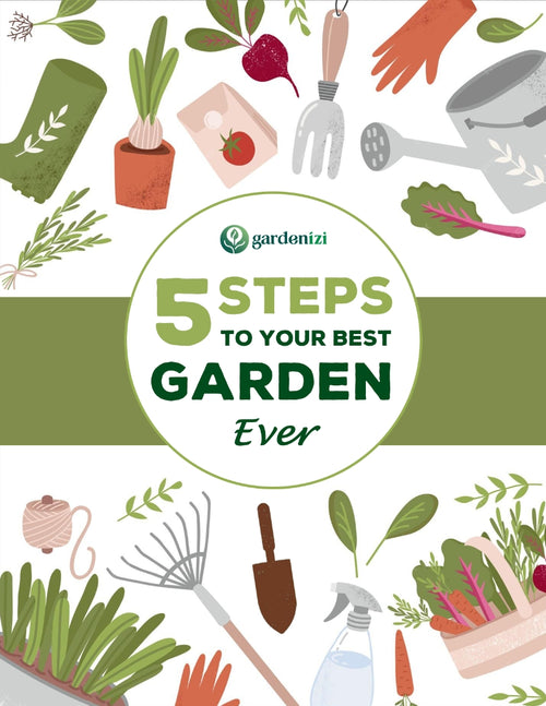 Ebook - 5 passos para o seu melhor jardim de todos os tempos • Gardenizi