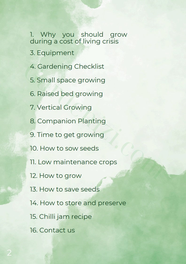 E-book - Jardinagem com orçamento limitado • Gardenizi