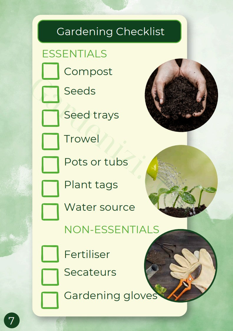 E-book - Jardinagem com orçamento limitado • Gardenizi