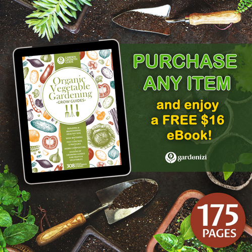 Ebook Guias de Cultivo de Hortaliças Orgânicas | Ebook Gardenizi
