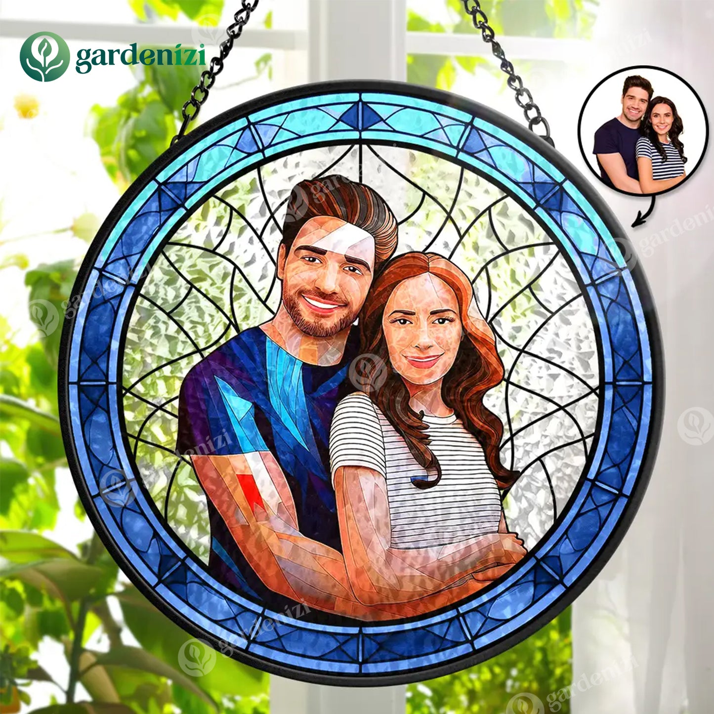 Personalized Photo Suncatcher