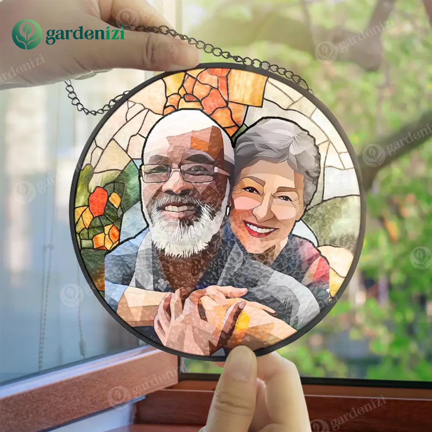 Personalized Photo Suncatcher