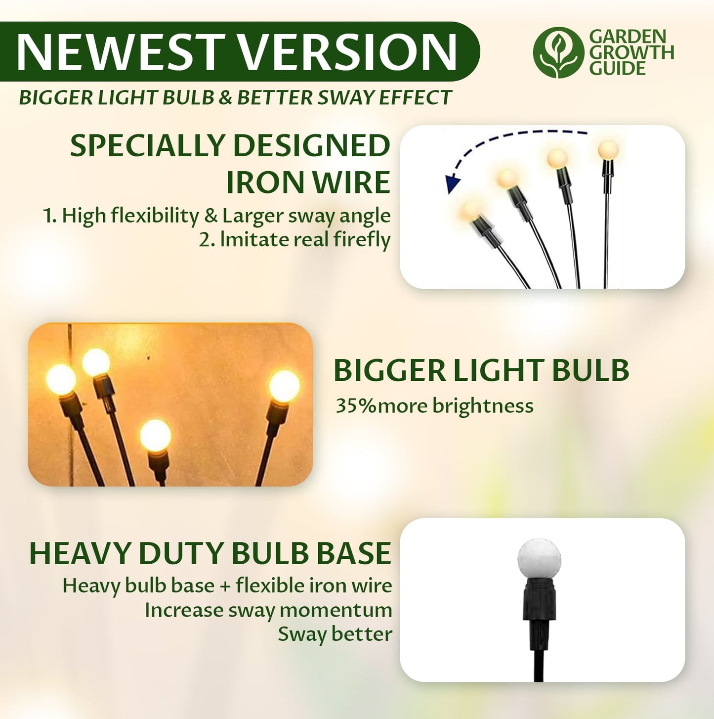 Luzes solares de jardim Dancing Firefly 