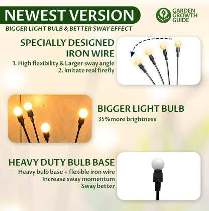 Luzes solares de jardim Dancing Firefly 
