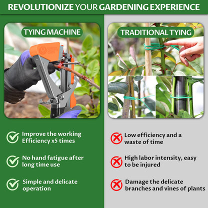 Máquina de amarrar plantas para amarrar plantio de flores 