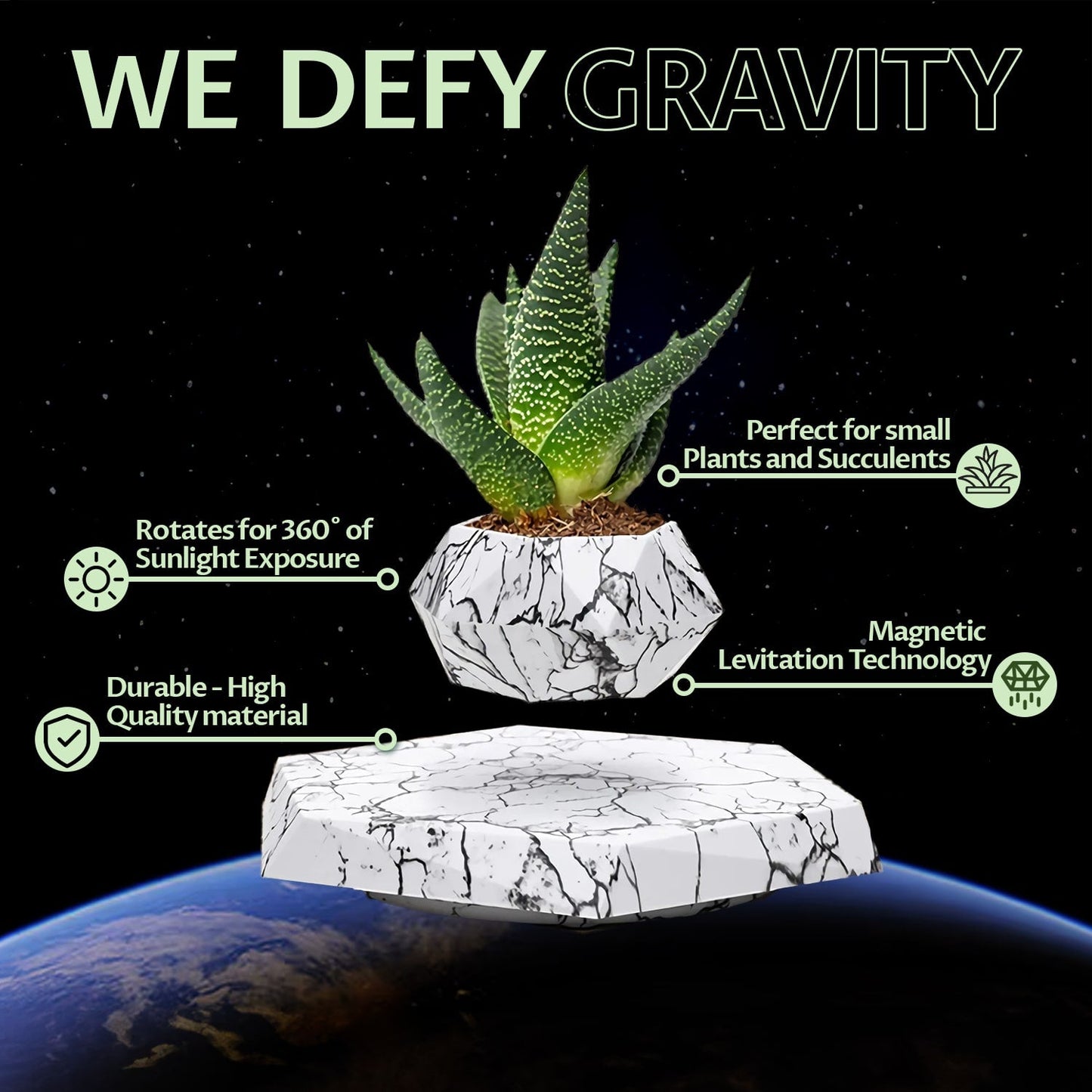 Vaso de Planta Levitando