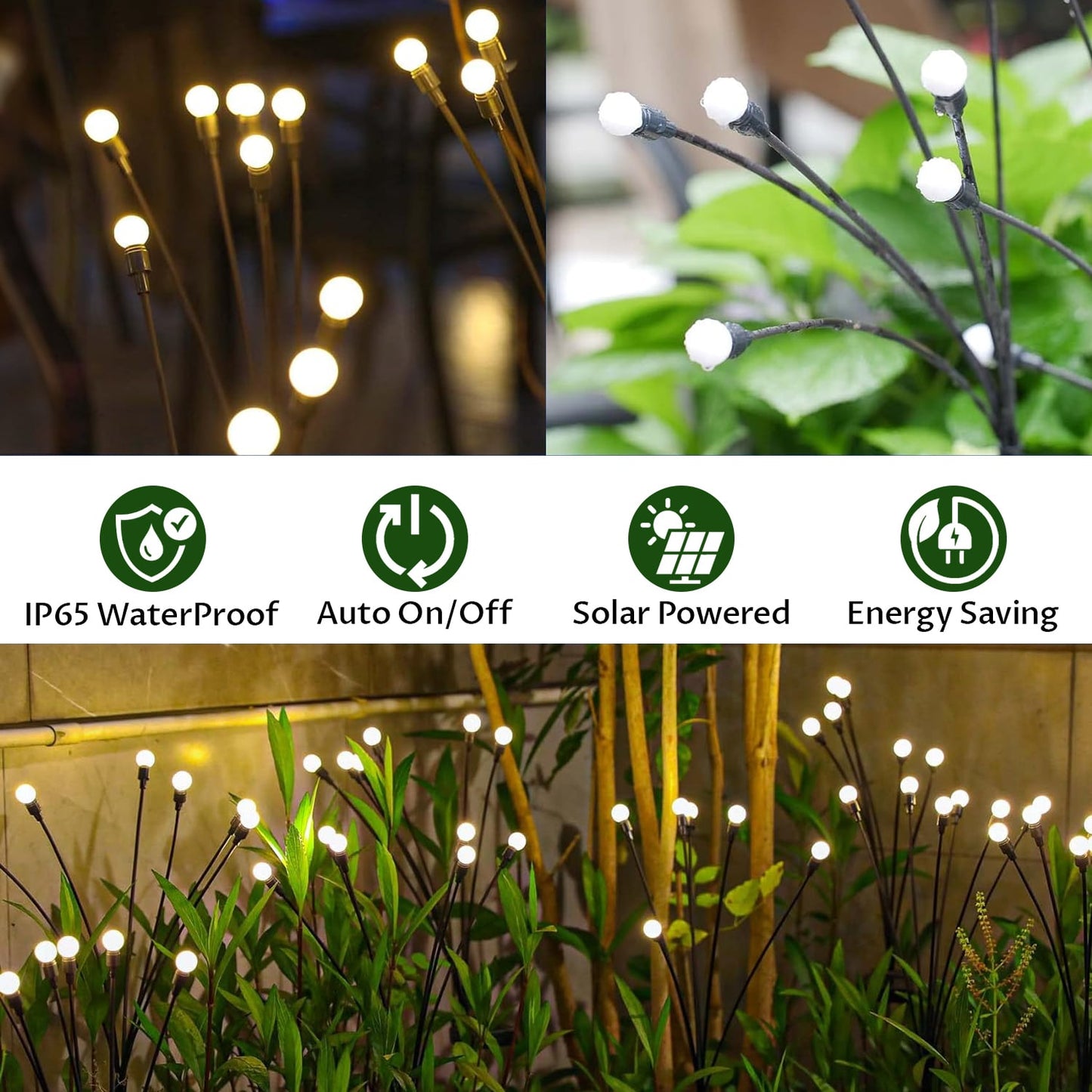 Luzes solares de jardim Dancing Firefly 