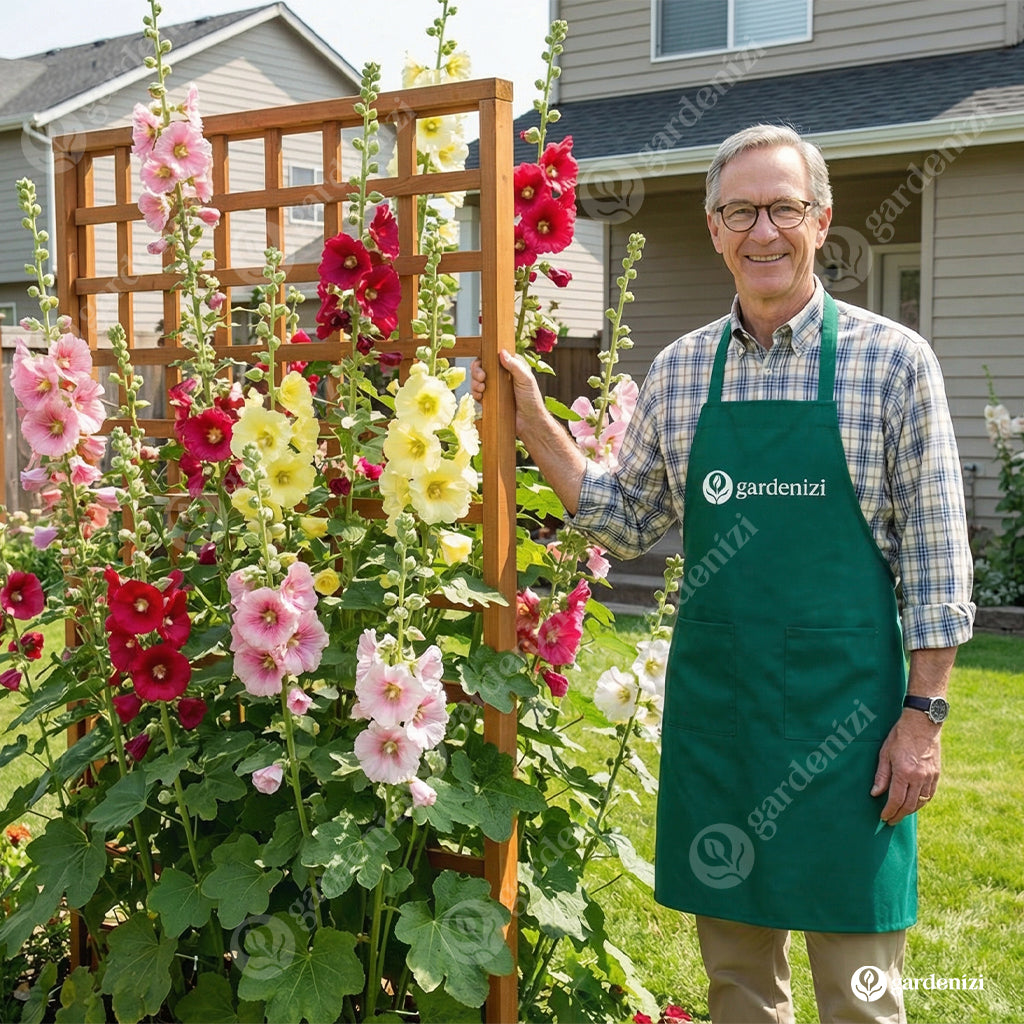 Sementes de Malva-rosa Dupla 