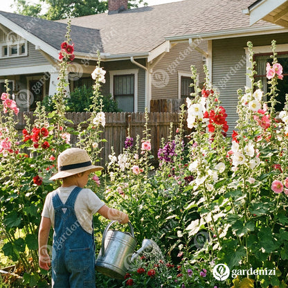 Sementes de Malva-rosa Dupla 