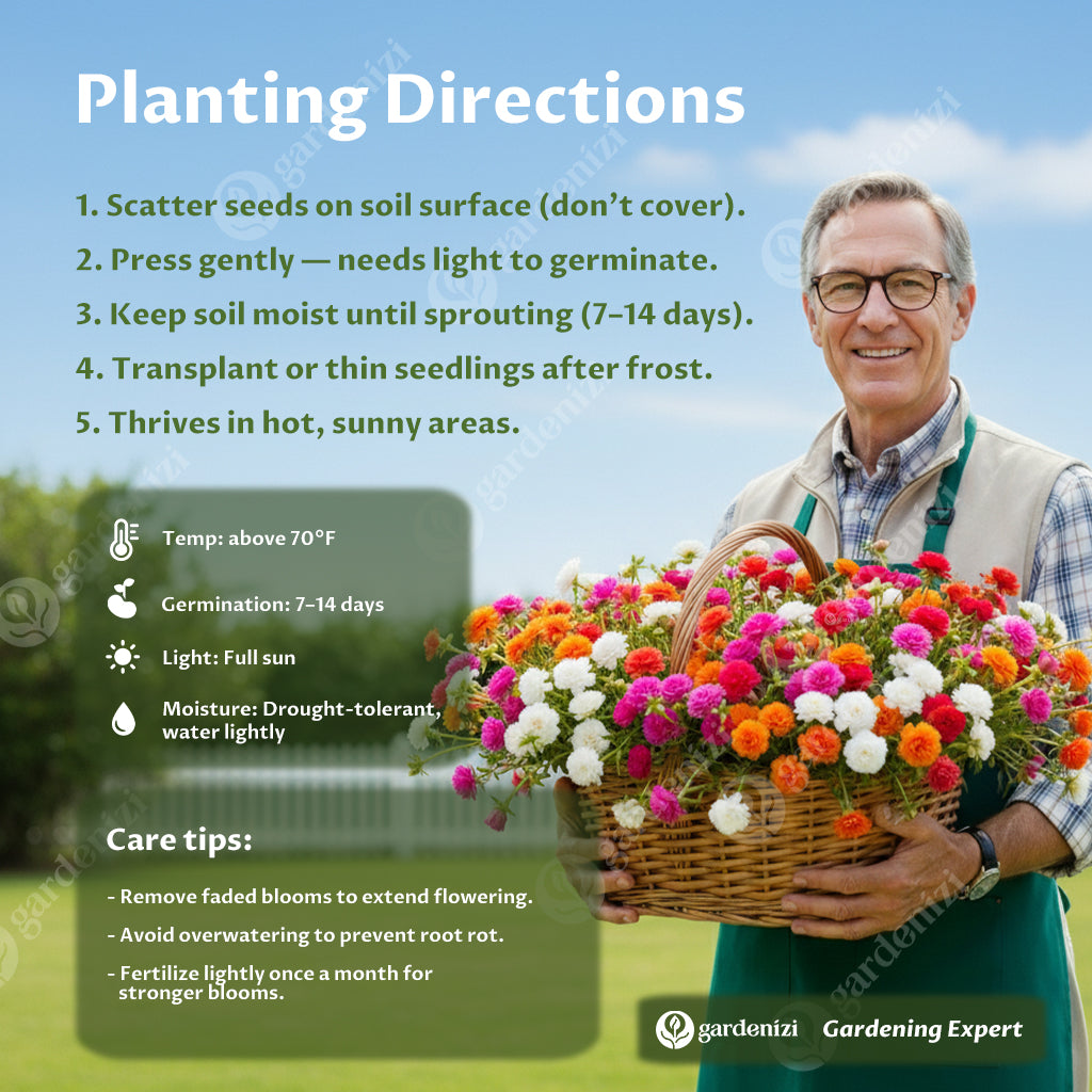 Sementes de Rosa Musgo (Mix) 