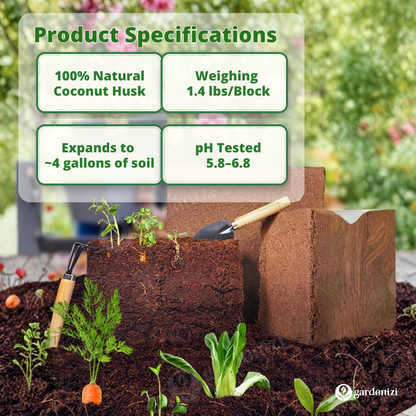 Organic Coconut Coir • Gardenizi