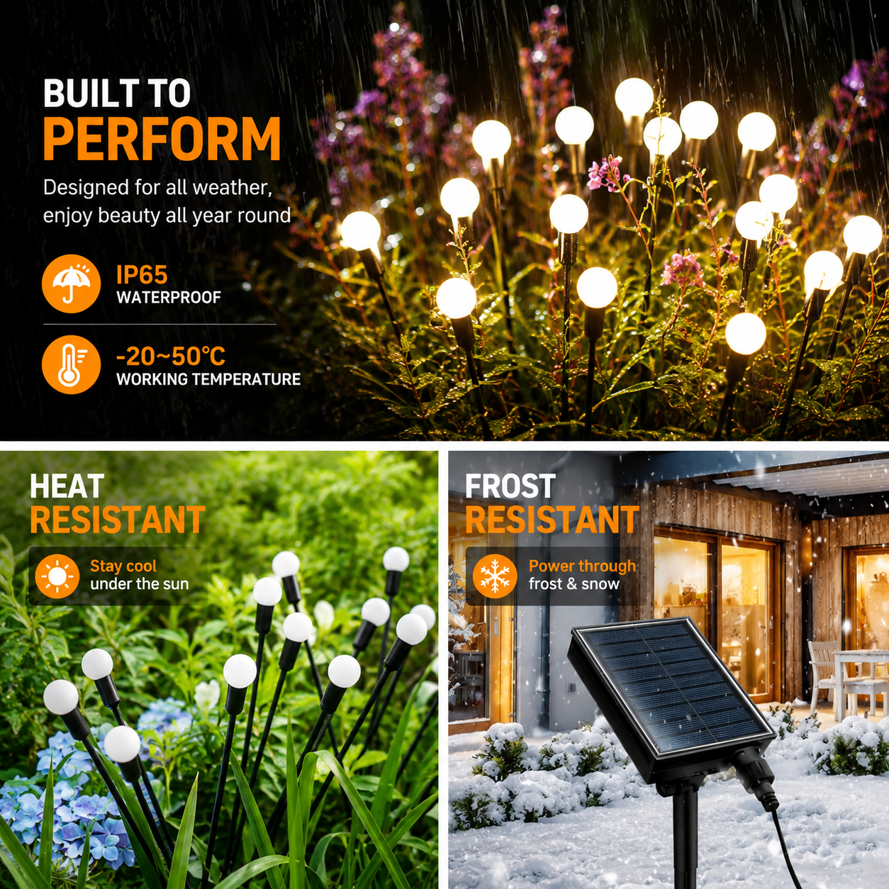 Dancing Firefly Solar Garden Lights