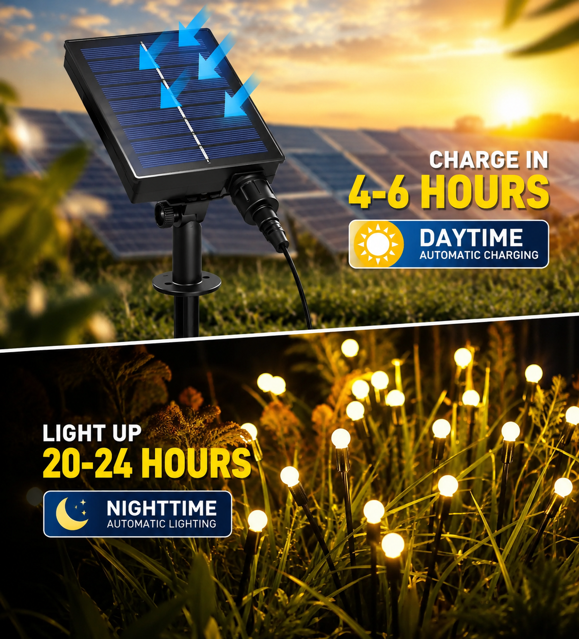 Dancing Firefly Solar Garden Lights