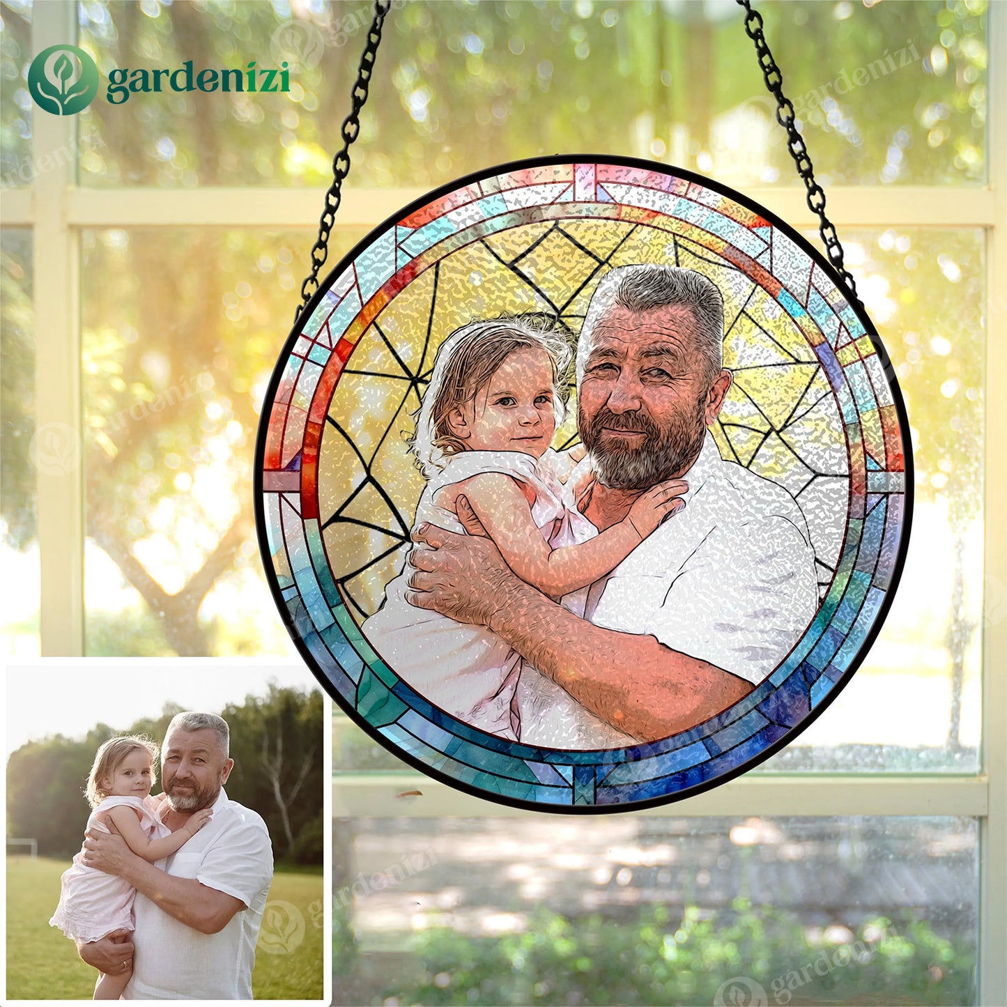 Personalized Photo Suncatcher