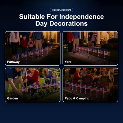 Sovereign Stars & Stripes Path Lights