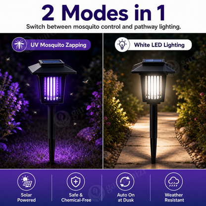 Outdoor Solar Mosquito Zapper Light • Gardenizi