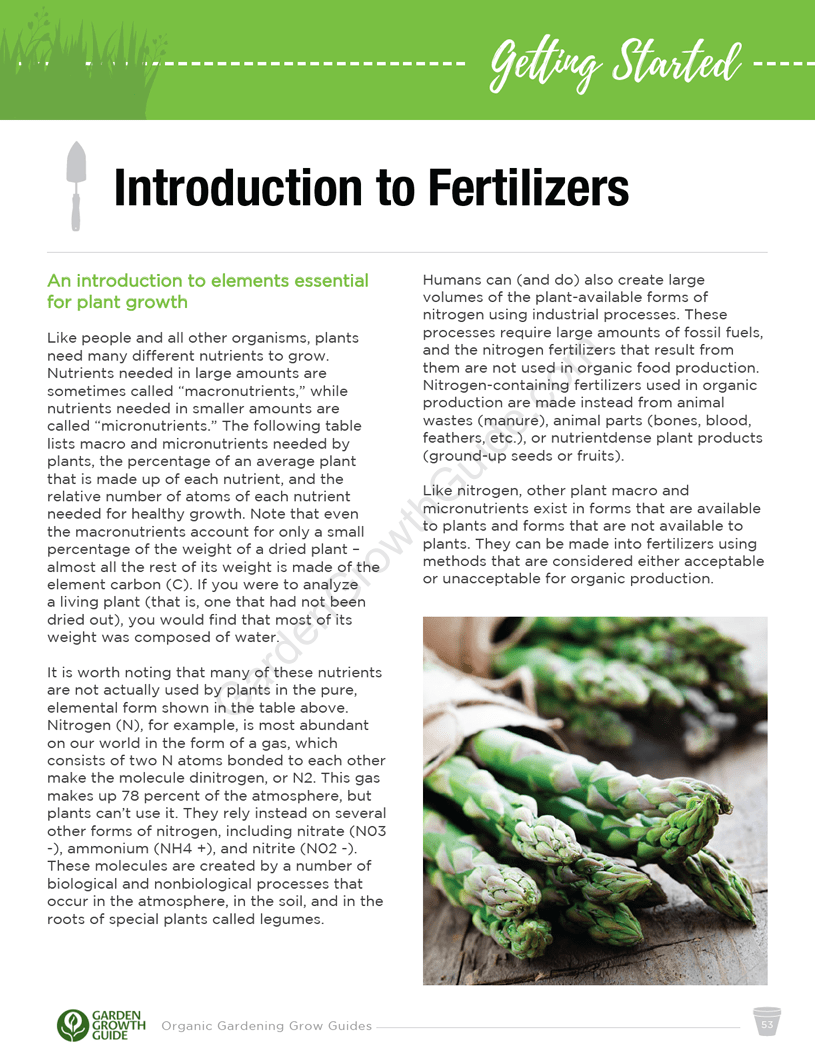 Ebook Guias de Cultivo de Hortaliças Orgânicas | Ebook Gardenizi