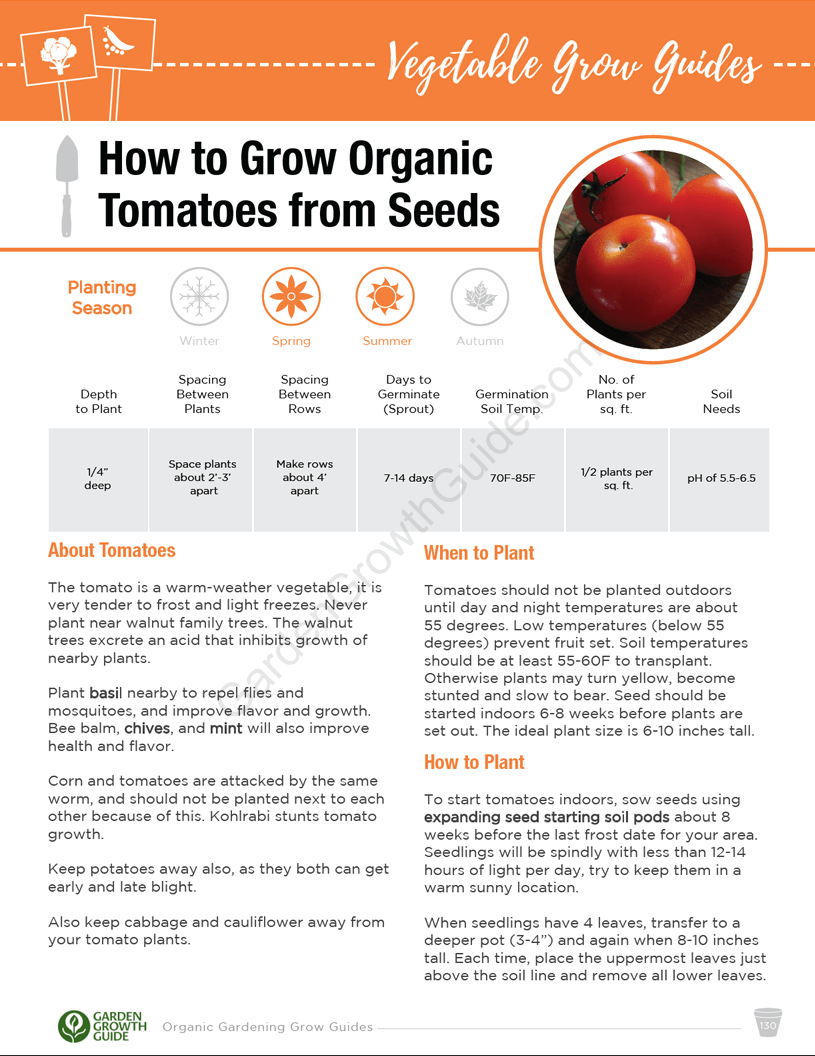 Ebook Guias de Cultivo de Hortaliças Orgânicas | Ebook Gardenizi