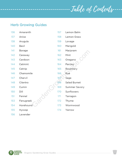 Ebook Guias de Cultivo de Hortaliças Orgânicas | Ebook Gardenizi