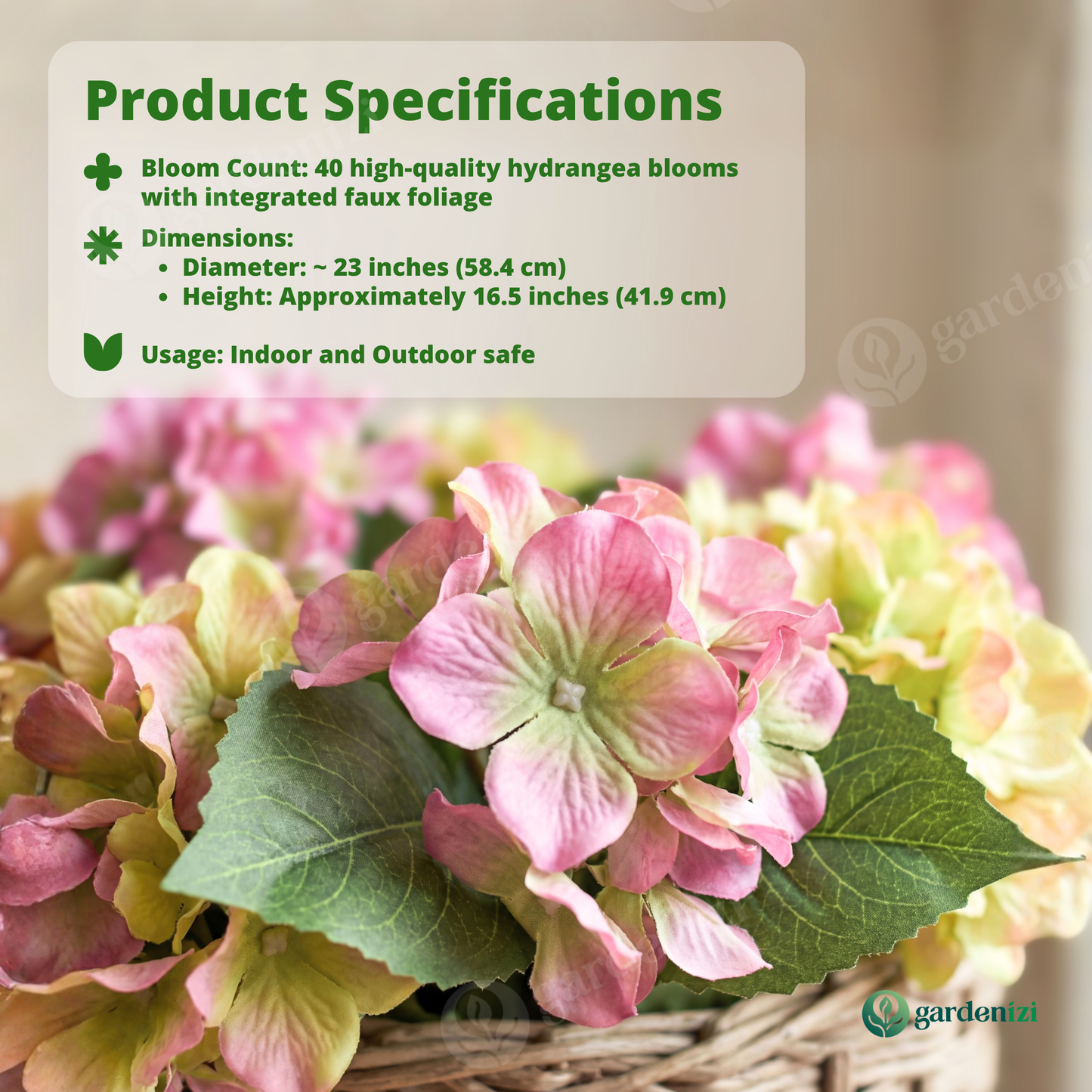 Grand Hydrangea Urn Filler  • Gardenizi